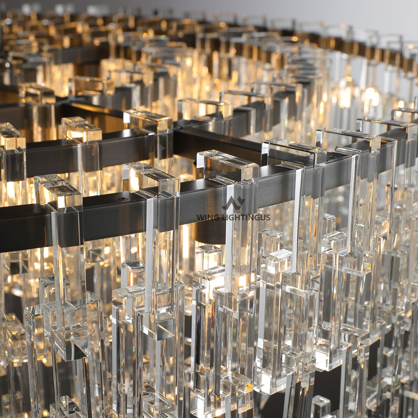 Miravon 2 Tier K9 Crystal Round Chandelier