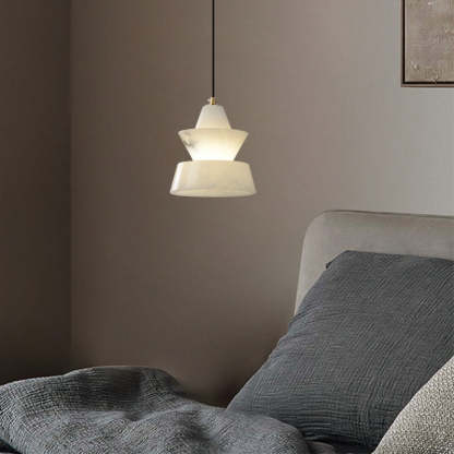 Koltin Lab Small Alabaster Coffee Table Pendant, Modern Pendant Light Besides Bed Chandelier Kevin Studio Inc