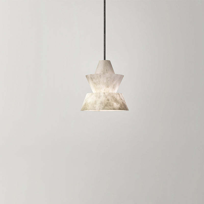 Koltin Lab Small Alabaster Coffee Table Pendant, Modern Pendant Light Besides Bed Chandelier Kevin Studio Inc