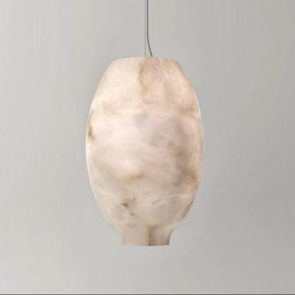 Larry Alabaster Lantern Bedside Pendant Light-Pendant Light-Large-winglightingus