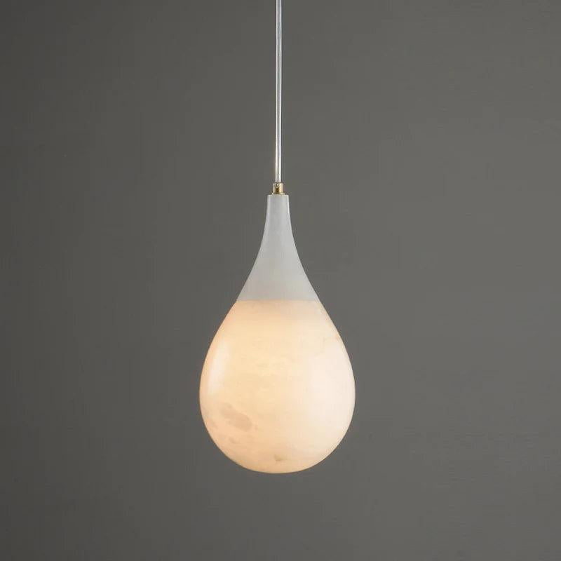 Larry Alabaster Rain Modern Pendant Light-Pendant Light-winglightingus