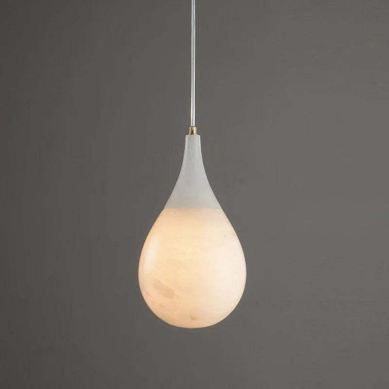 Larry Alabaster Rain Modern Pendant Light-Pendant Light-winglightingus