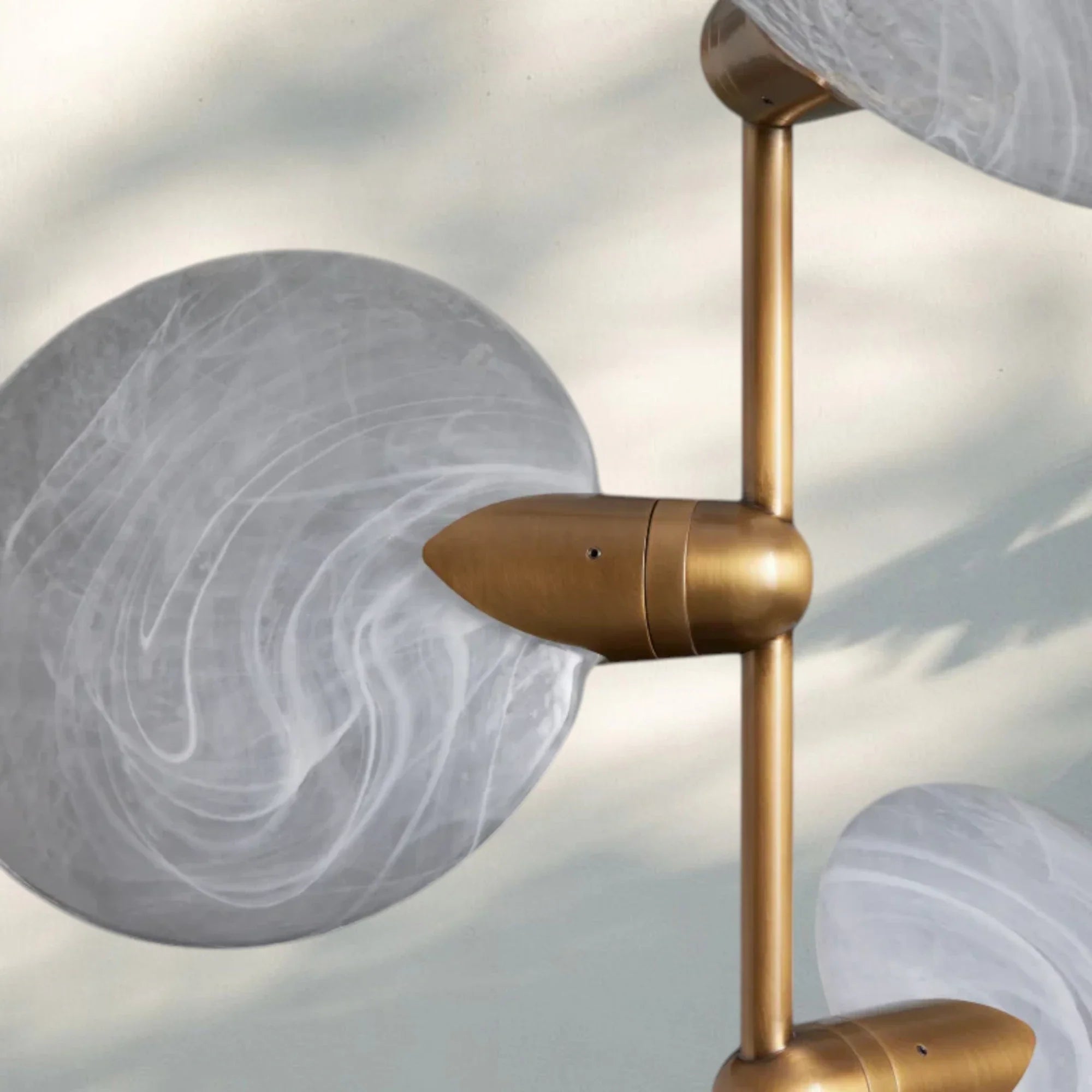 Lyla Pendant Modern Alabaster Pendant for Staircase Foyer-winglightingus