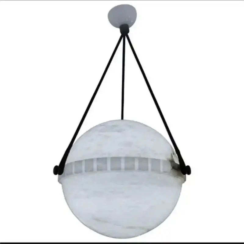 Modern Alabaster Globe Pendant Light - winglightingus