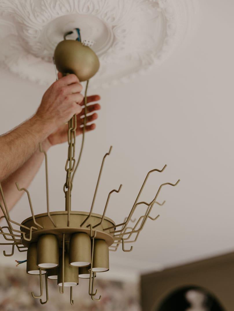 Murano Chandelier – 36 tubes – Alabaster white-winglightingus