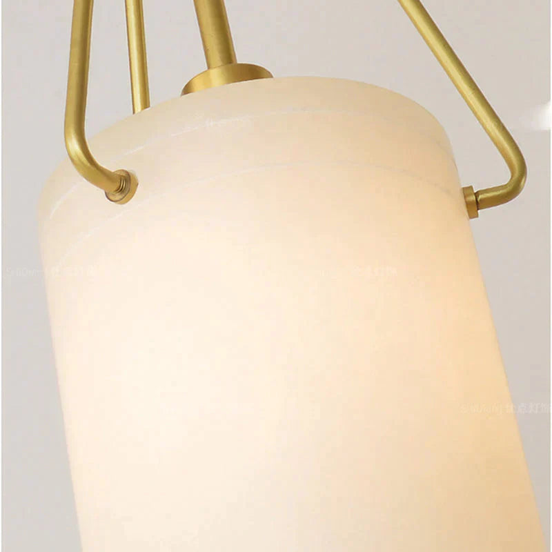 Nina Modern Alabaster  Pendant Light, Alabaster Pendant Lamp Besides Bed Pendant Light Kevin Studio Inc