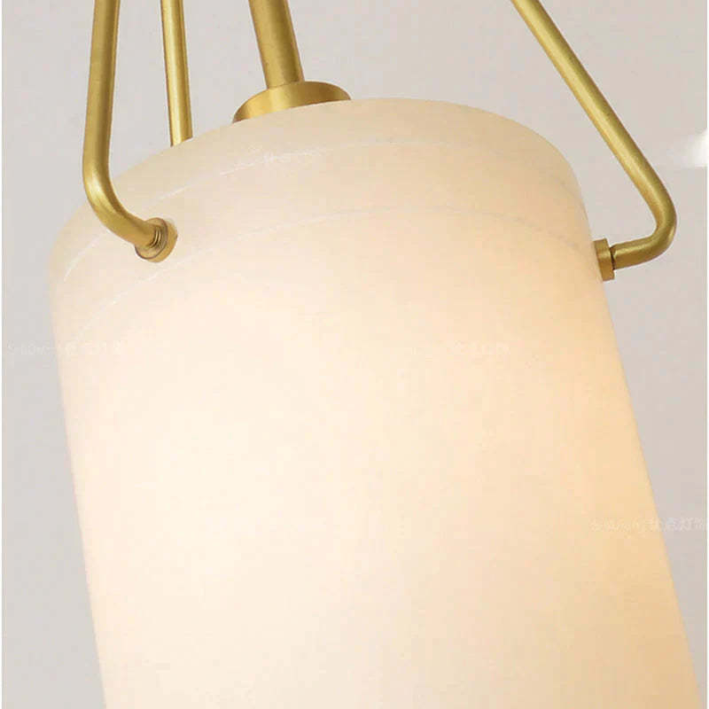 Nina Modern Alabaster  Pendant Light, Alabaster Pendant Lamp Besides Bed Pendant Light Kevin Studio Inc