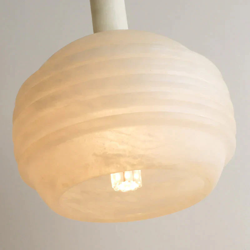 Nina Modern Alabaster  Pendant Light, Alabaster Pendant Lamp Besides Bed Pendant Light Kevin Studio Inc