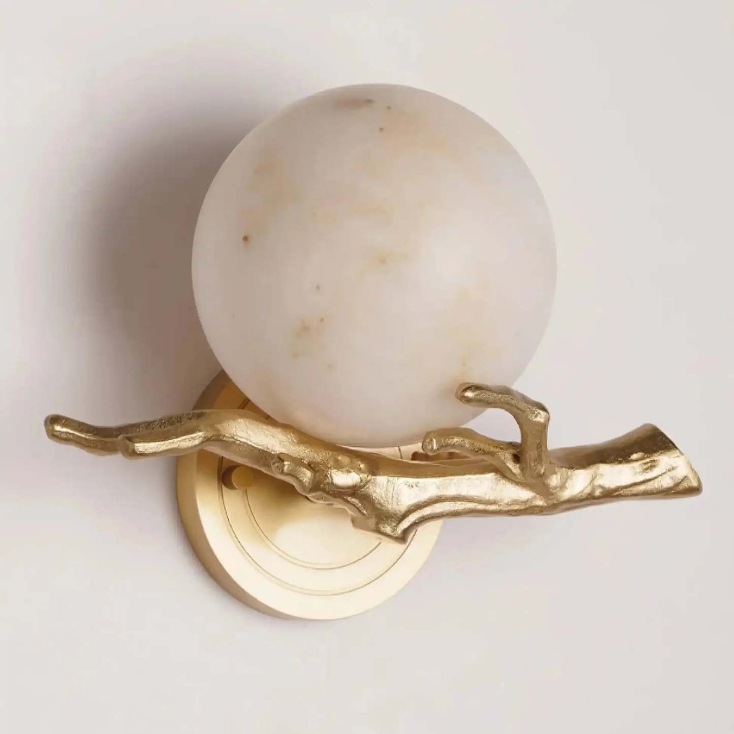 Retro Twigs Alabaster Wall Lamp - winglightingus