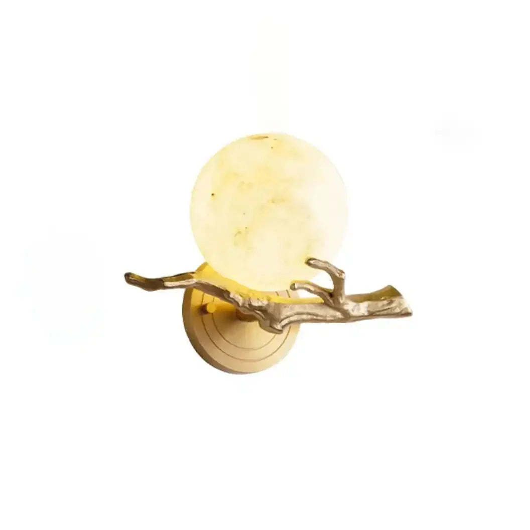Retro Twigs Alabaster Wall Lamp - winglightingus