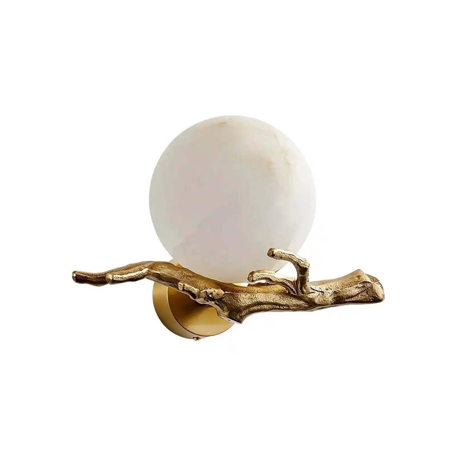 Retro Twigs Alabaster Wall Lamp - winglightingus