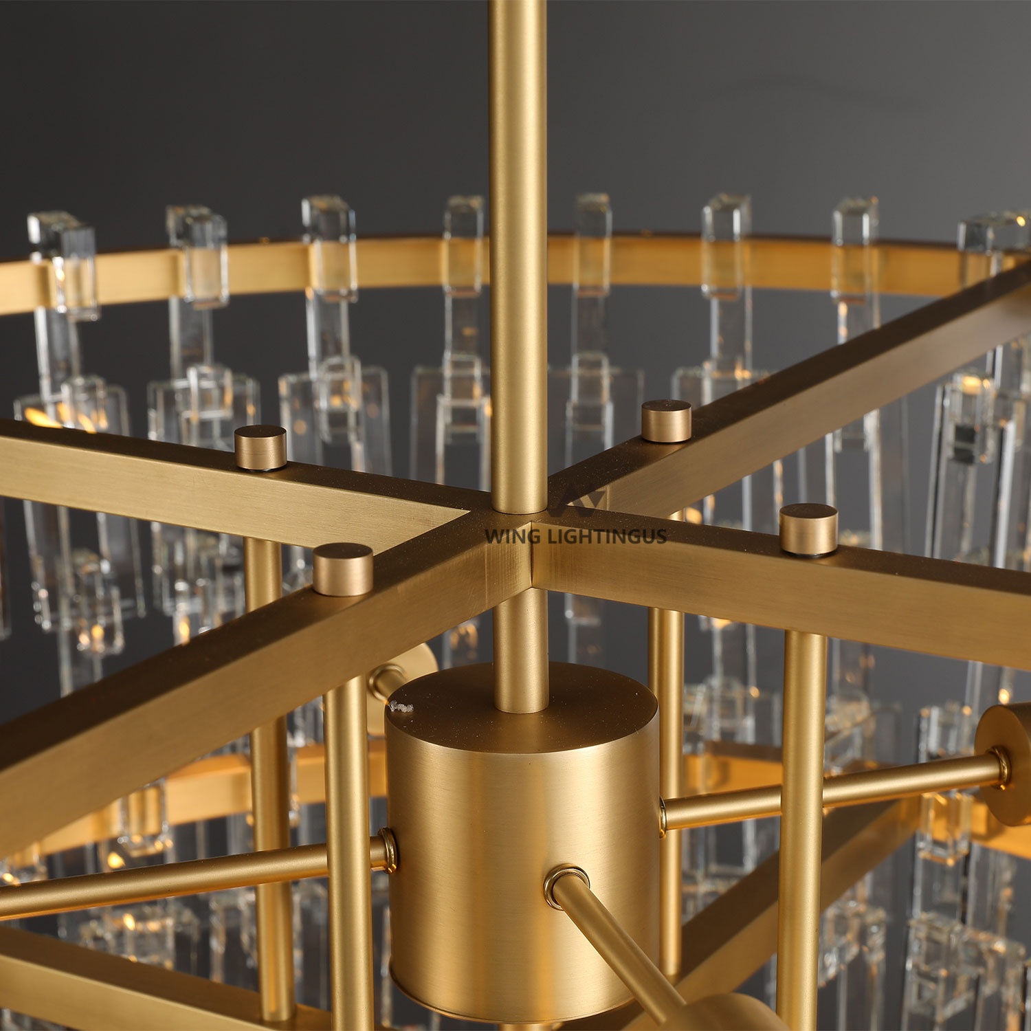 Miravon 2 Tier K9 Crystal Round Chandelier