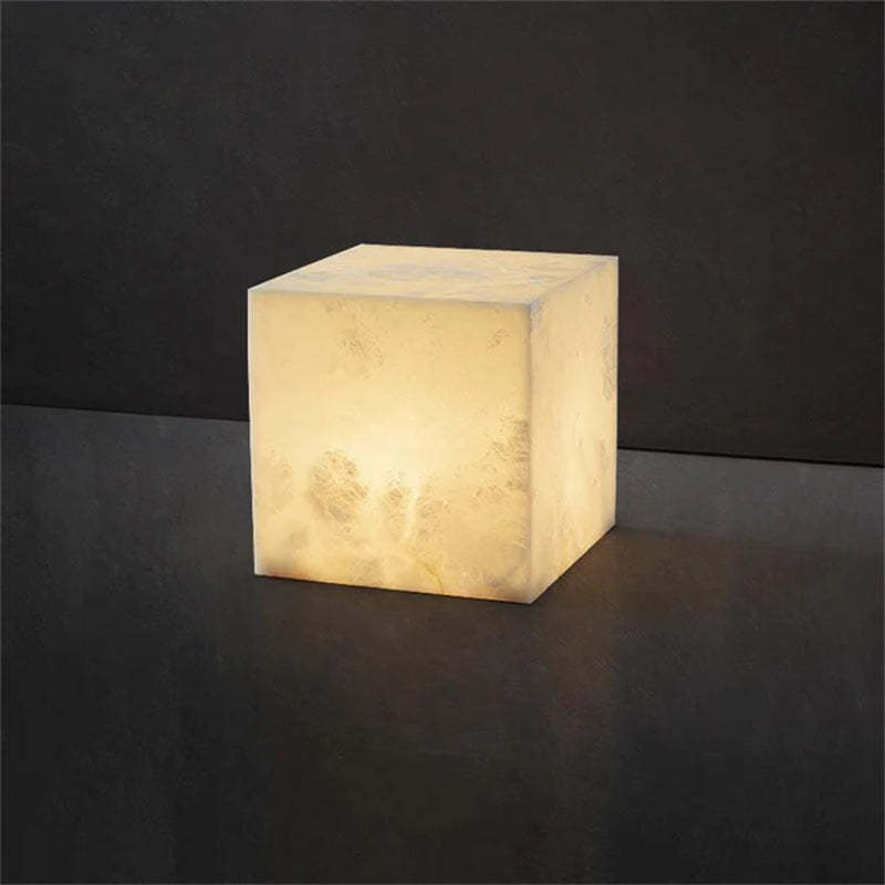 Vasilia Alabaster Cubic Pendant For Dining Table, Kitchen Island Pendant Chandeliers Kevin Studio Inc