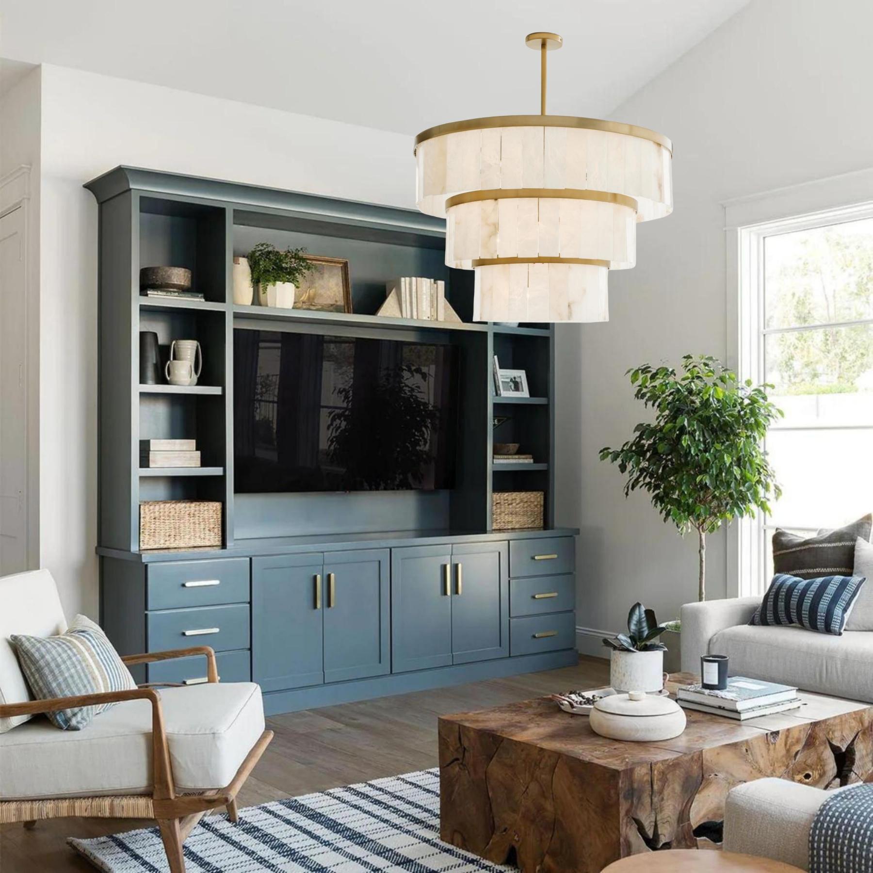 Windham Alabaster 3 Tier Chandelier-chandelier-winglightingus