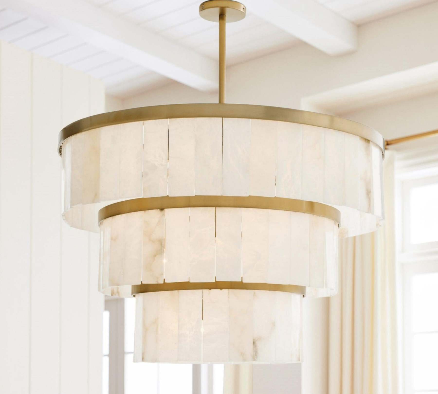 Windham Alabaster 3 Tier Chandelier-chandelier-winglightingus