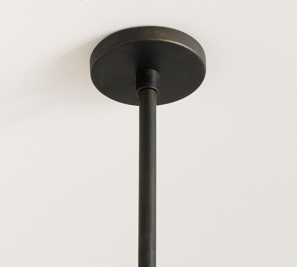 Windham Alabaster Linear Chandelier (49") - Bronzewinglightingus