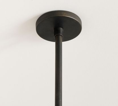 Windham Alabaster Linear Chandelier (49") - Bronzewinglightingus