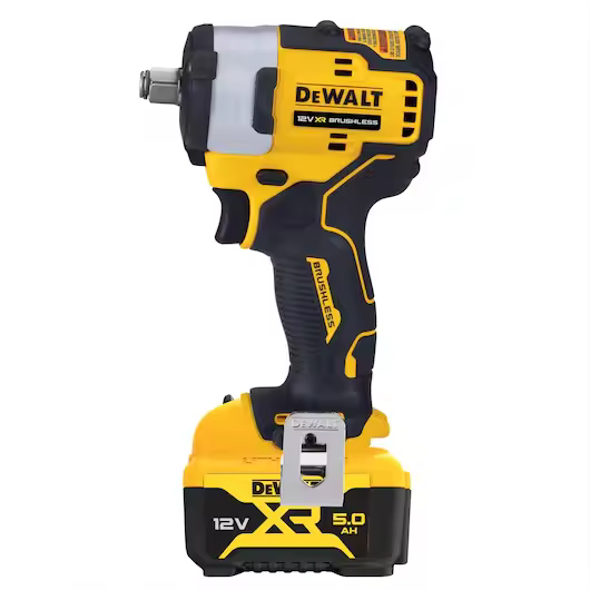 12V XR Brushless 1/2" Impact Wrench - 1 x 5Ah