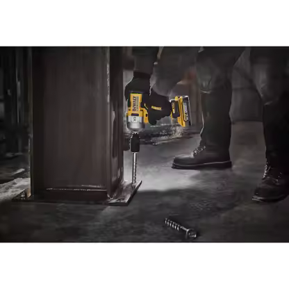 18V XR Brushless 1/2" High Torque Impact Wrench - 2 X POWERSTACK 5AH