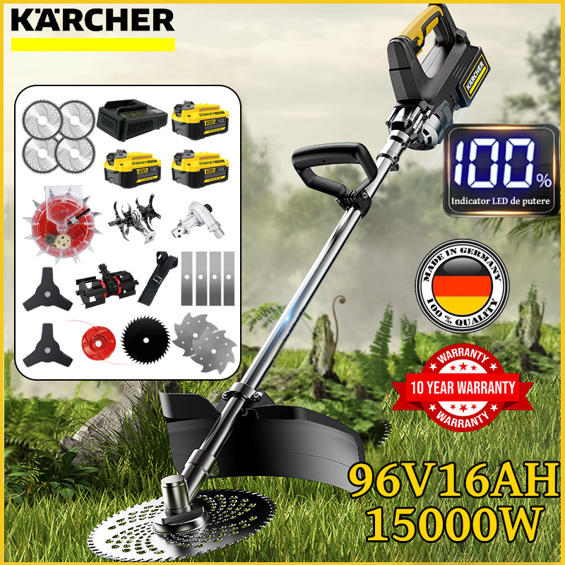 -ES-KARCHER multifunctional portable lawn mower with lithium battery