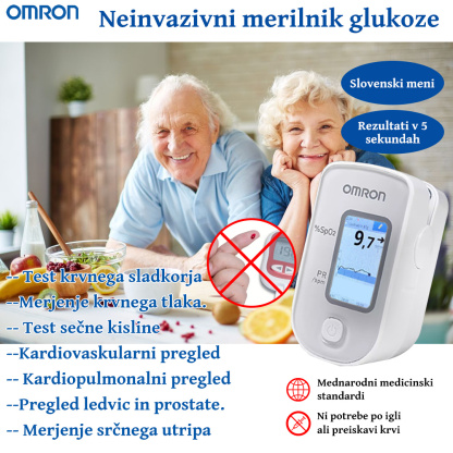 New Omron product: non-invasive glucometer