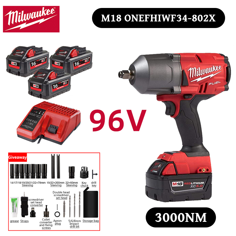 ミルウォーキーM18ハイトルク・ロングライフ・リチウムイオンインパクトレンチ