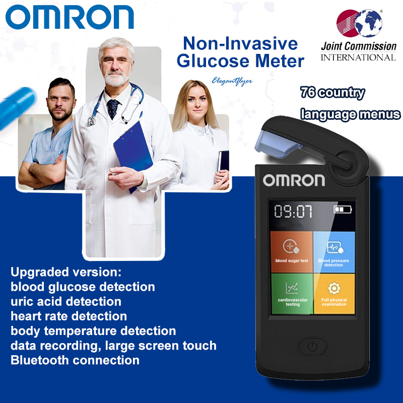 A brand new Omron product - a non-invasive glucometer