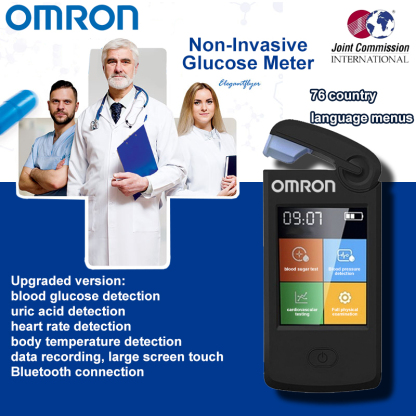 A brand new Omron product - a non-invasive glucometer