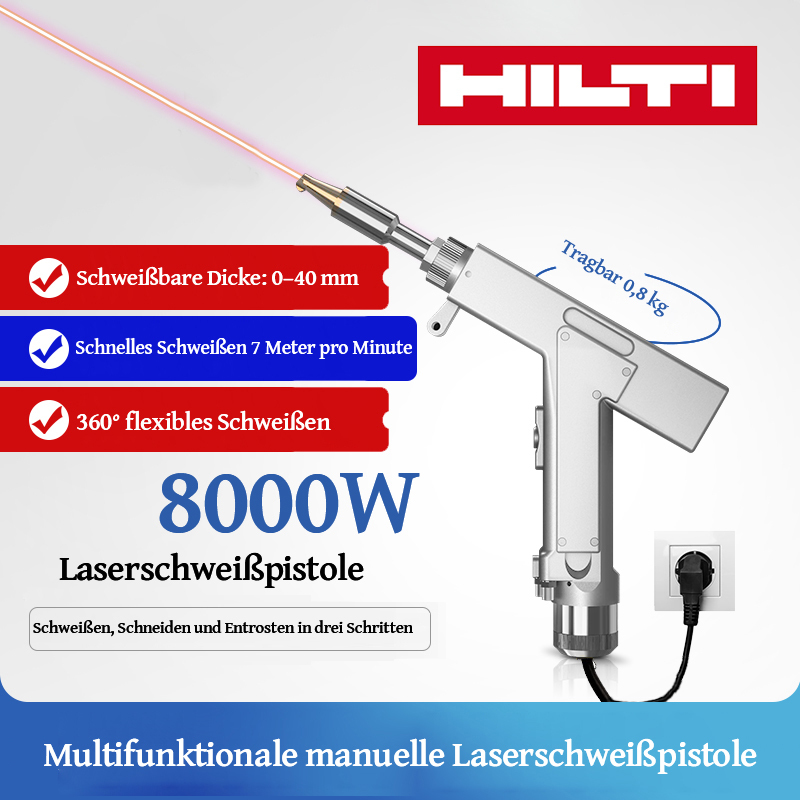 【Hilti】 8000 W Hochleistungs-tragbares multifunktionales Laserschweißgerät
