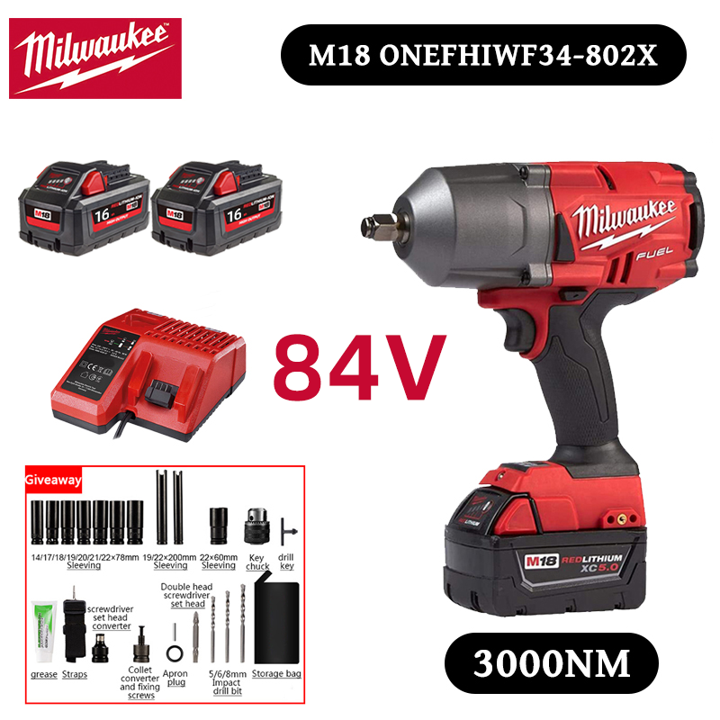 ミルウォーキーM18ハイトルク・ロングライフ・リチウムイオンインパクトレンチ