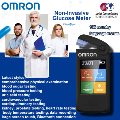 A brand new Omron product - a non-invasive glucometer
