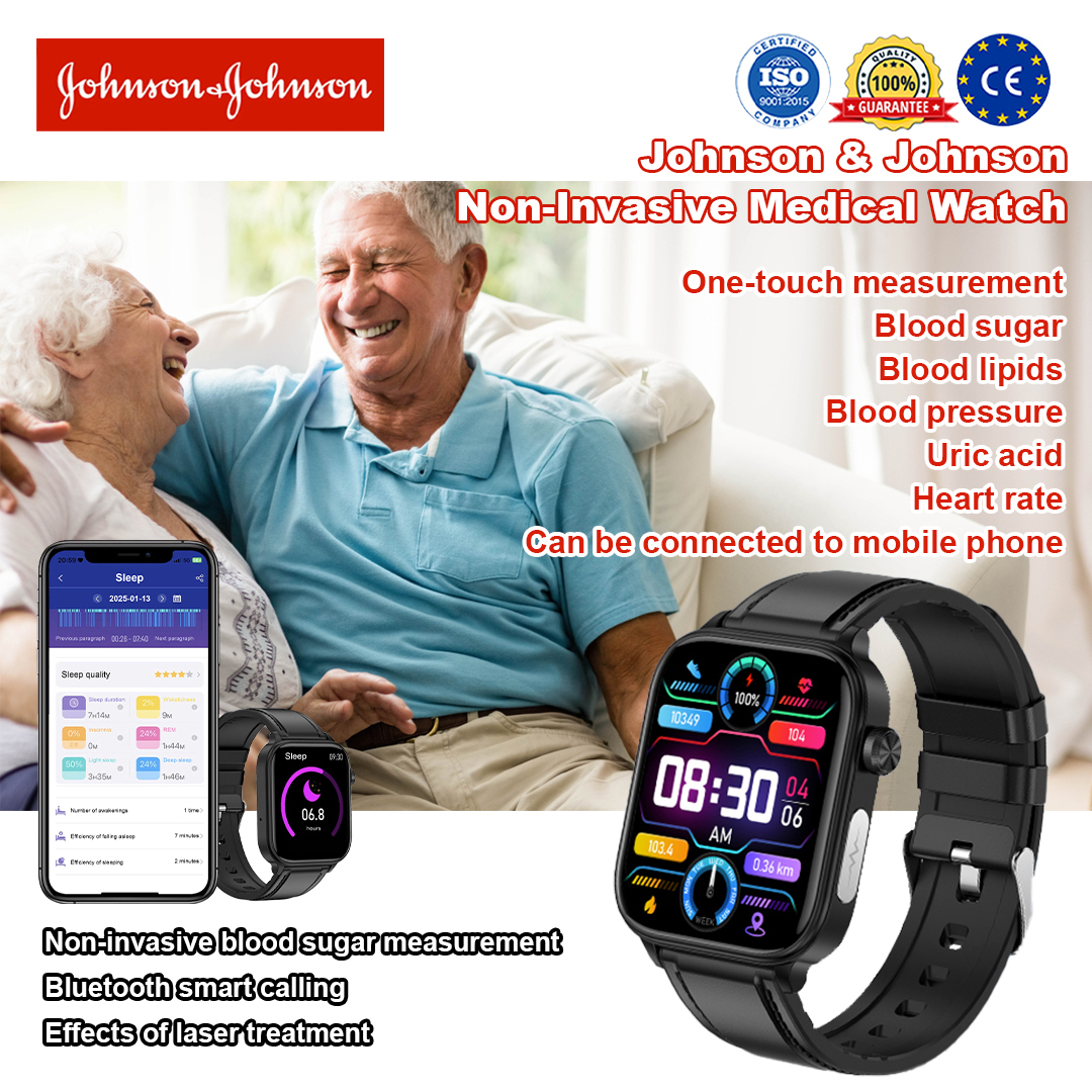 Johnson & Johnson smart medical watch, non-invasive blood sugar measurement