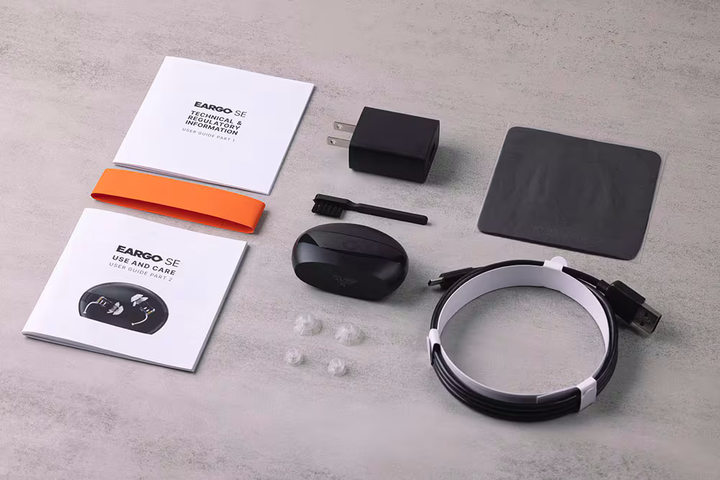[Genuine Original] Siemens EARGO 7 OTC Hearing Aid: Nearly Invisible, Rechargeable, Adaptive CIC