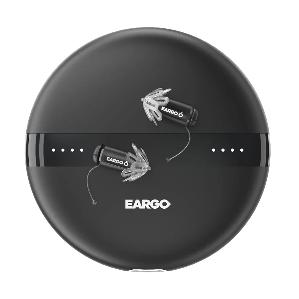 Aparati i dëgjimit OMRON EARGO 7 OTC - CIC është praktikisht i padukshëm, i rikarikueshëm dhe i miratuar nga FDA!