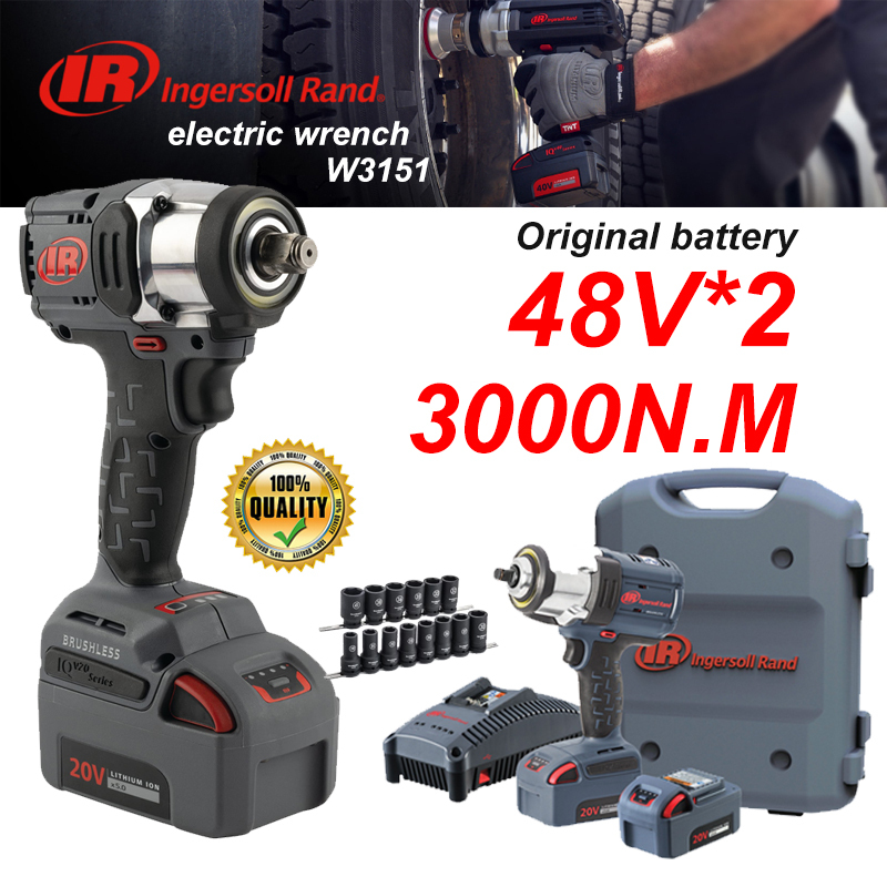 Ingersoll Rand high torque cordless electric wrench.