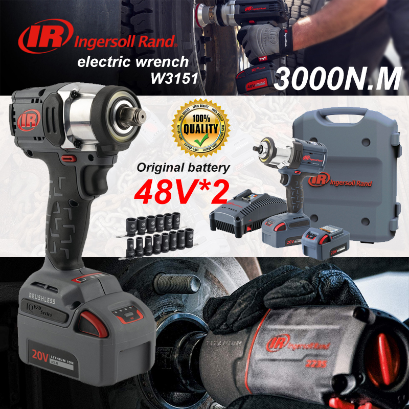 Ingersoll Rand high torque cordless electric wrench.