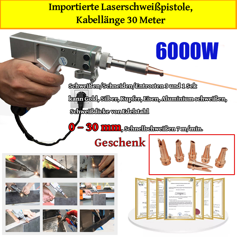【Hilti】 8000 W Hochleistungs-tragbares multifunktionales Laserschweißgerät
