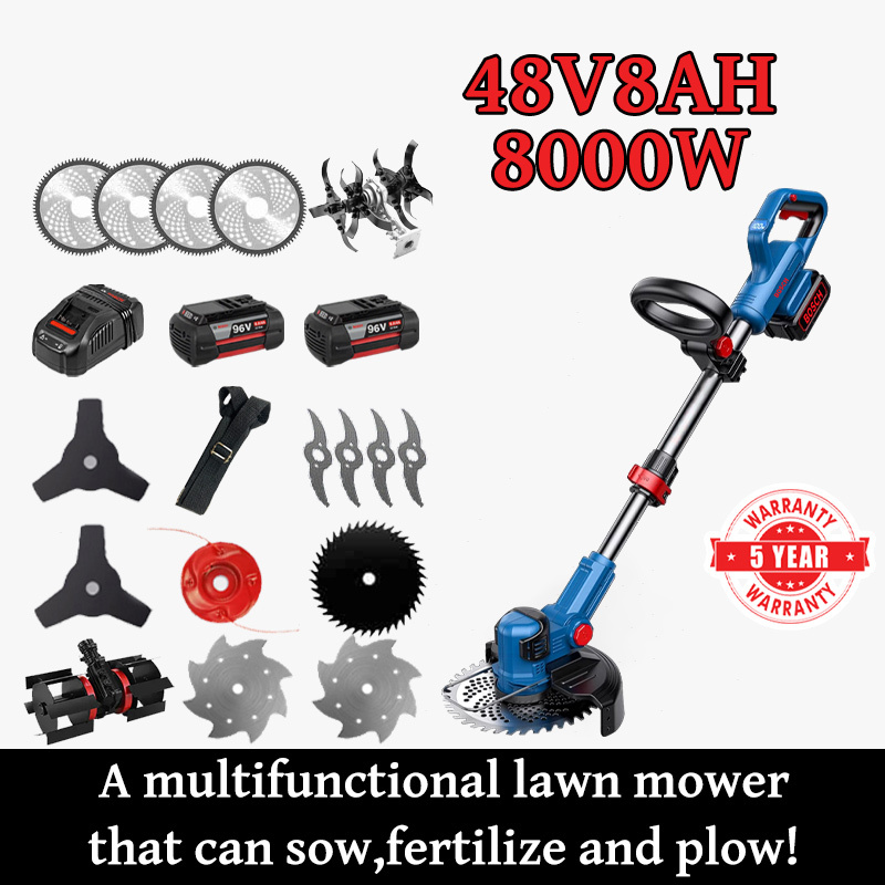 Φορητό μικρό χλοοκοπτικό πολλαπλών λειτουργιών BOSCH με μπαταρία λιθίου