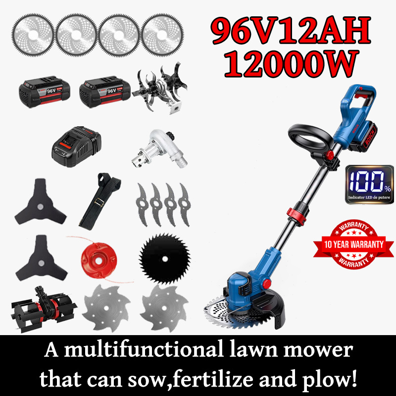 Φορητό μικρό χλοοκοπτικό πολλαπλών λειτουργιών BOSCH με μπαταρία λιθίου