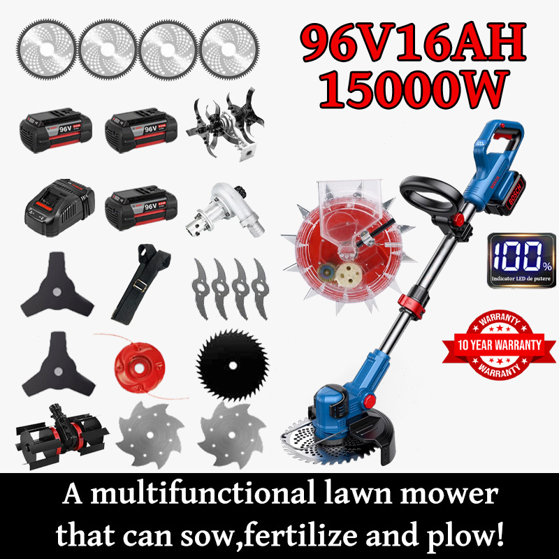 Φορητό μικρό χλοοκοπτικό πολλαπλών λειτουργιών BOSCH με μπαταρία λιθίου