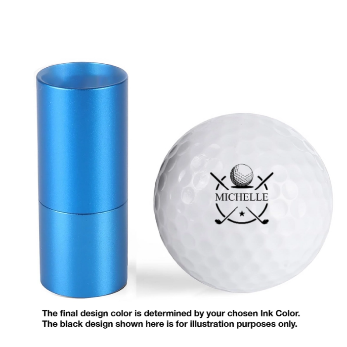 Personalized Plastic Golf Ball Stamp for Golfers – Custom Logo Marker, Unique Gift for Avid Players