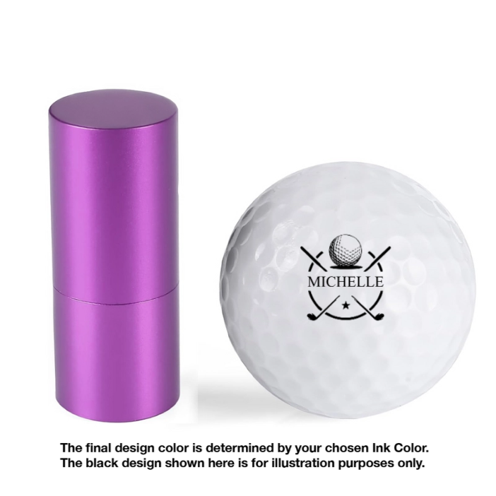 Personalized Plastic Golf Ball Stamp for Golfers – Custom Logo Marker, Unique Gift for Avid Players