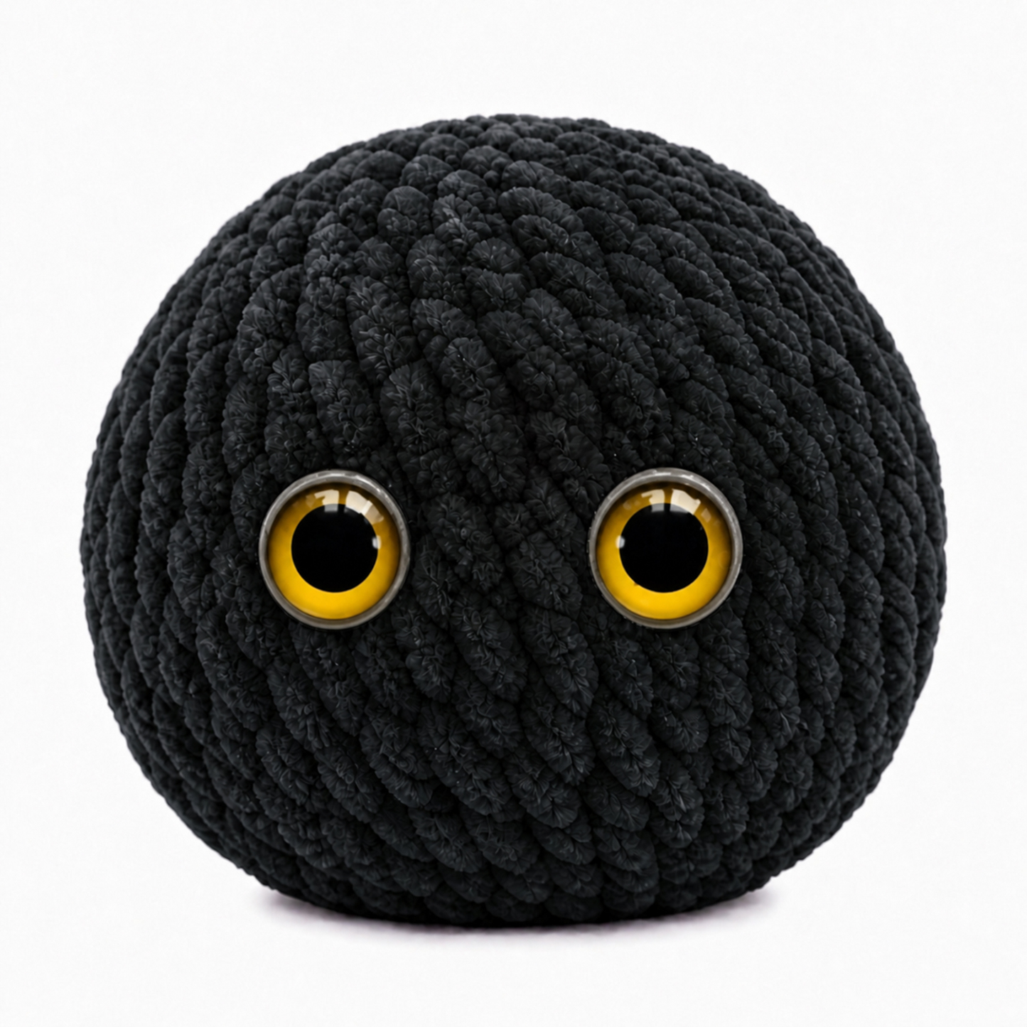 Crochet Bubble Squishy Ball – Soft Handwoven Fidget Toy with Slow-Rising Bubble Pop, Cute Sensory Stress Relief Toy