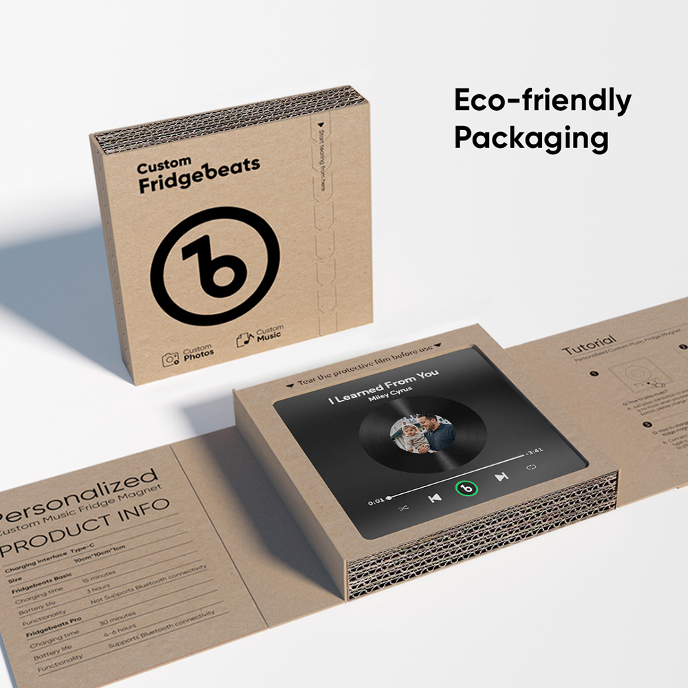 Custom Music Fridge Magnet Colorful Frame Album Fridge Magnet That Can Be Played Song Special Gift New 4.0 Upgrade Father's Day Gifts - 