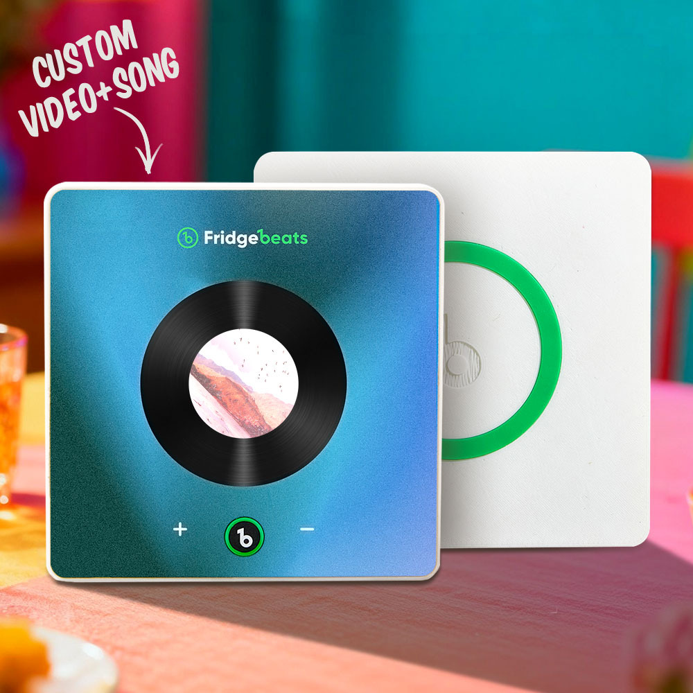 New 6.0 Upgrade Custom Music Fridge Magnets Personalized Video Can Play Songs And Adjust Volume Unique Anniversary Gifts - 