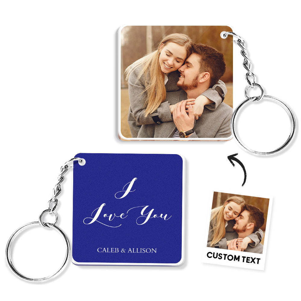 Custom Double Sided Spotify Keychain - Myphotowallet