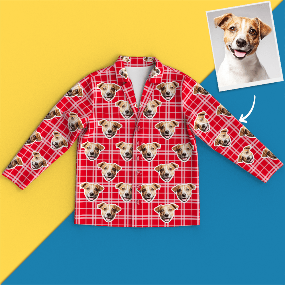 Custom Face Pajamas - Grid - 