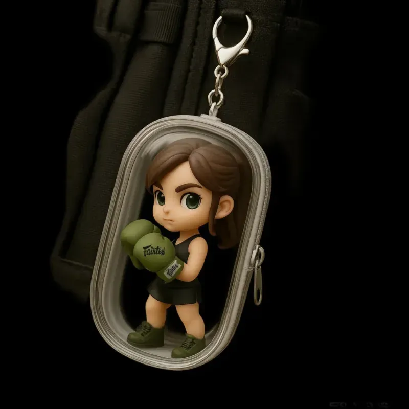 Custom 3D Backpack Charm from Your Photo Personalized Mini Figure Accessory Perfect for Back to School