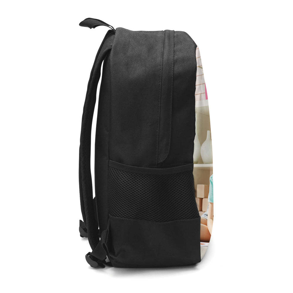 Custom Photo School Backpack, Back To School Gifts Picture Backpacks For Boys And Girls -