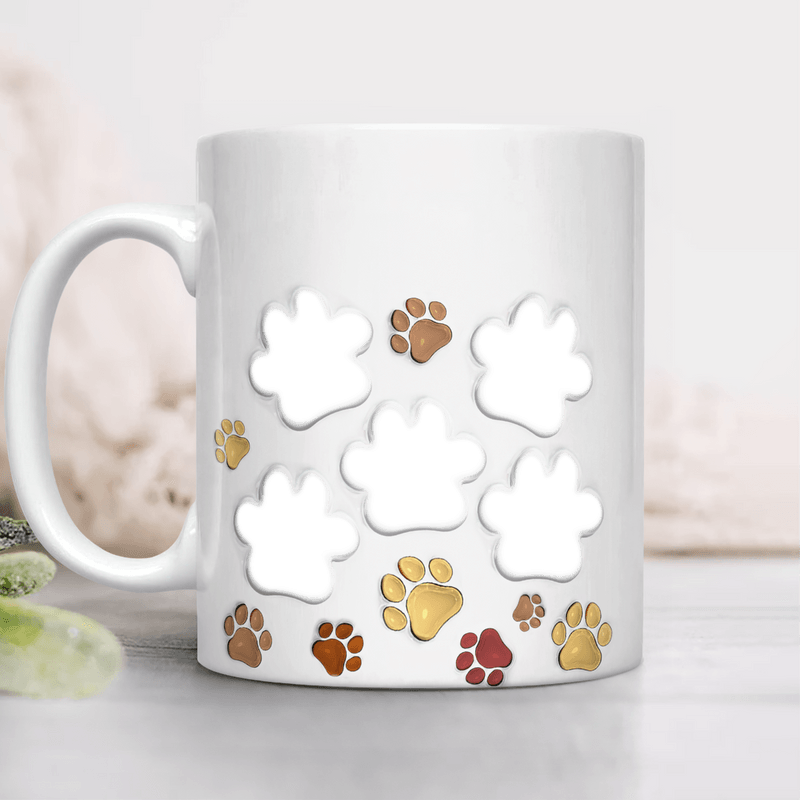 Custom Photo Forever In My Heart Memorial 3D Inflated Effect Printed Mug - 